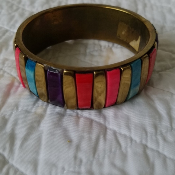 Multicolor Bangle Bracelet - Picture 1 of 3